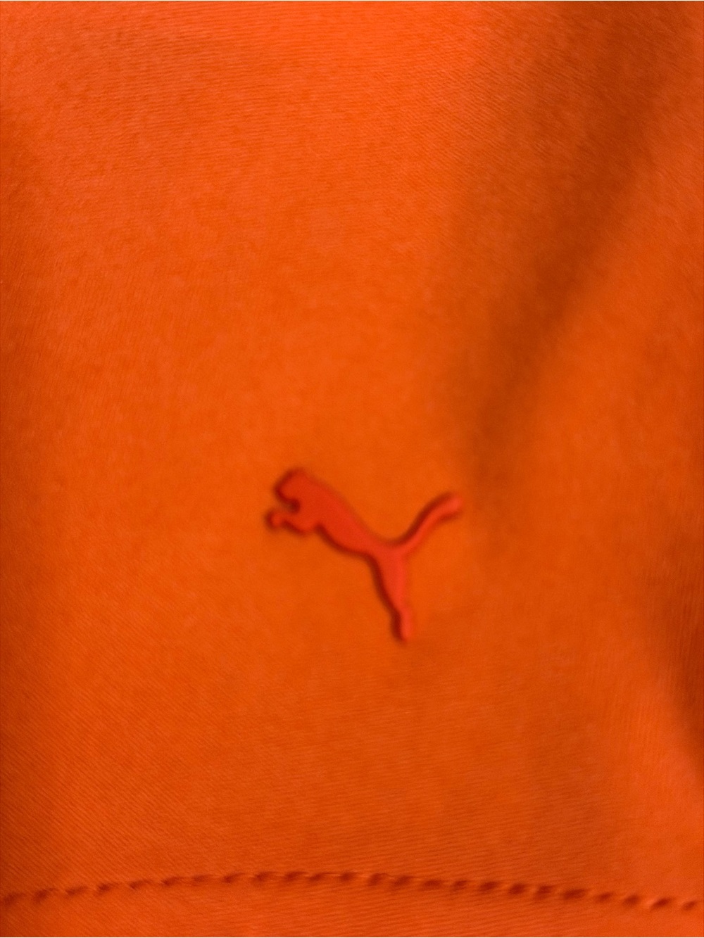 Puma Women's Long Sleeve Quarter-Zip Top in Bright Orange - Picture 2 of 10